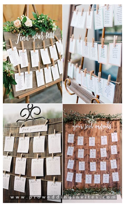 Guest Seating Chart Ideas