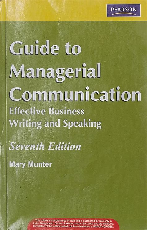 Guide Managerial Communication 10th Munter Doc