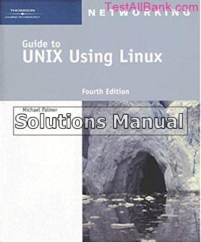Guide To Unix Using Linux Solutions Epub