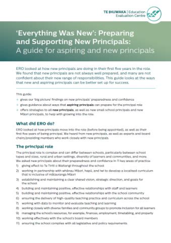 Guide for New Principals Kindle Editon