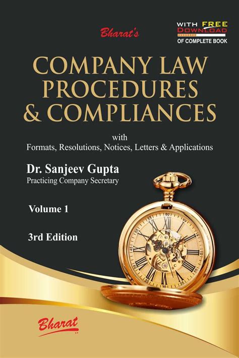 Guide to Company Law Procedures With Corporate Governance and E-Filing Vol. 3 20th Edition Epub