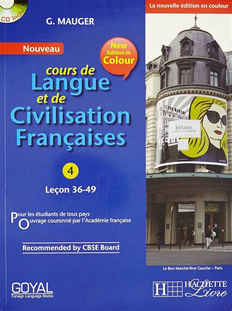 Guide to Cours De Language Et De Civilisation Doc