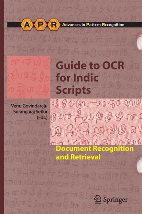 Guide to OCR for Indic Scripts Document Recognition and Retrieval 1st Edition PDF
