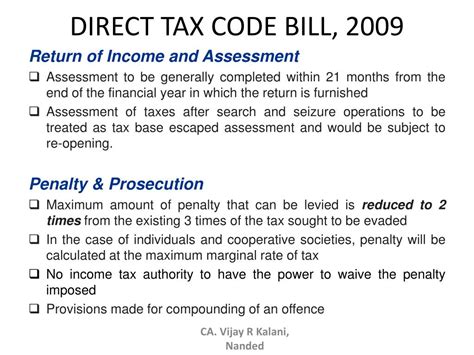 Guide to Standing Committee Report on Direct Taxes Code Bill Doc