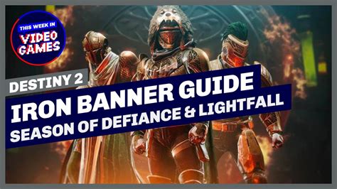 Guide to the Iron Banner Destiny 2: Season of Defiance