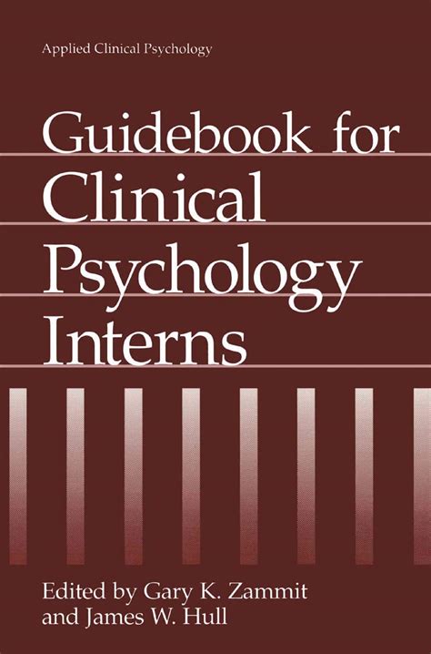 Guidebook for Clinical Psychology Interns 1st Edition PDF