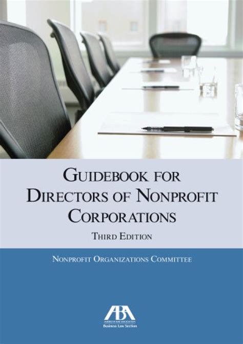 Guidebook for Directors of Nonprofit Corporations, Second Edition Ebook Reader
