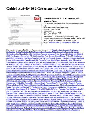 Guided Activity 10 3 Government Answer Key PDF