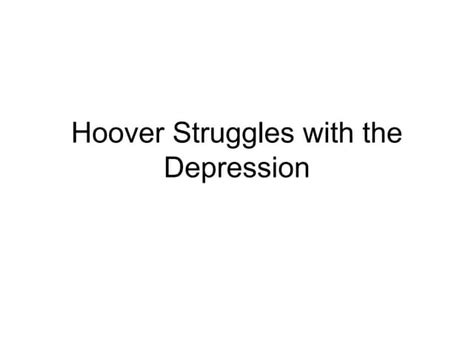 Guided Hoover Struggles With The Depression Answers PDF