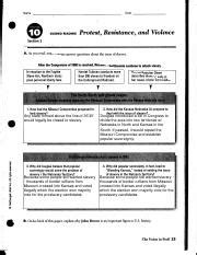 Guided Protest Resistance And Violence Answer Key Epub