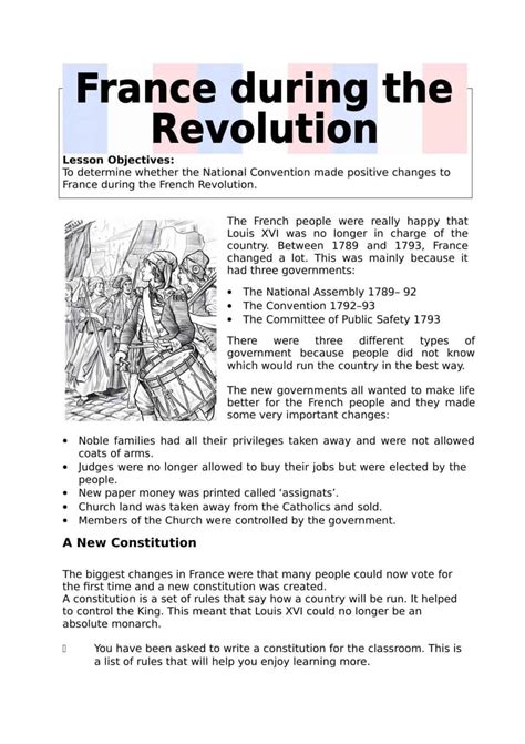 Guided Reading Lesson 18 1 The French Revolution Begins Answers Key Reader