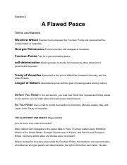 Guided Section 4 A Flawed Peace Answers Reader