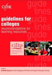 Guidelines for Colleges Recommendations for Learning Resources 7th Edition PDF