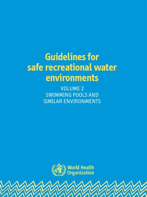 Guidelines for Safe Recreational Water Environments Epub