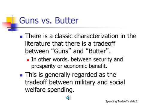 Guns and Butter: The Economics of National Security and Social Welfare