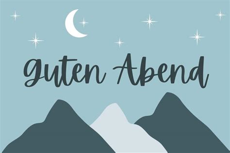 Guten Abend in English: Mastering the German Evening Greeting with Confidence