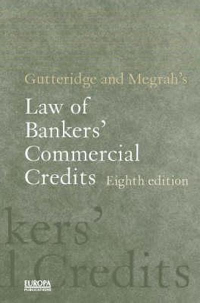 Gutteridge and Megrah's Law of Bank Epub