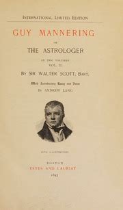 Guy Mannering or the Astrologer By Sir Walter Scott Bart Doc