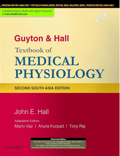 Guyton and Hall Textbook of Medical Physiology A South Asian Edition Epub