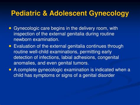 Gynecologic Disorders of Children and Adolescents Epub
