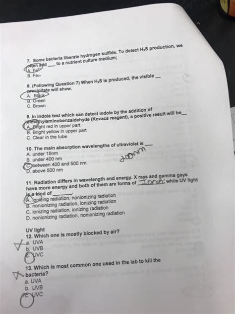 H2s Alive Test Answers Doc