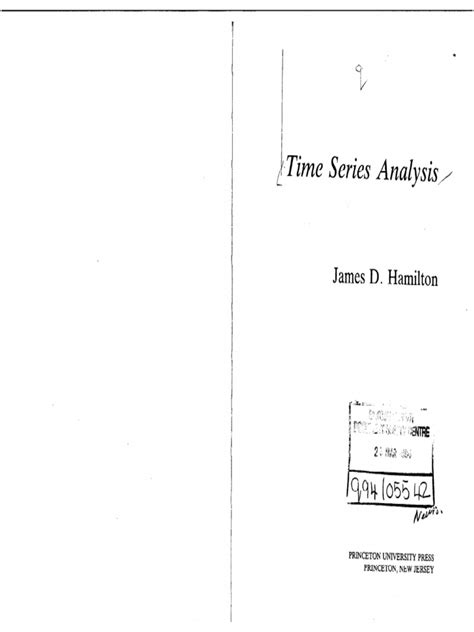 HAMILTON TIME SERIES SOLUTION MANUAL Ebook Reader