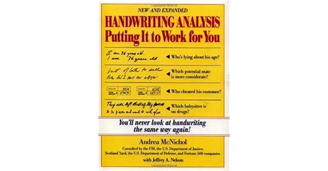 HANDWRITING ANALYSIS PUTTING IT TO WORK FOR YOU PAPERBACK Ebook PDF
