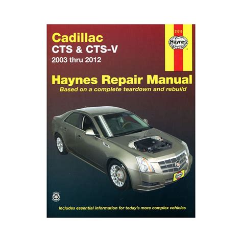 HAYNES REPAIR MANUAL CADILLAC CTS Ebook Reader