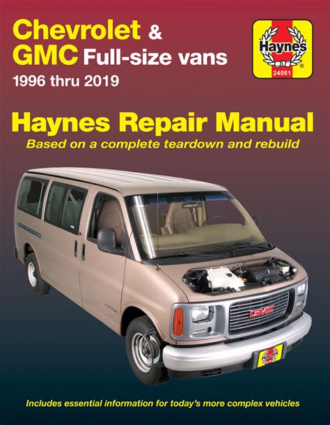 HAYNES REPAIR MANUAL GMC SAVANA VAN Ebook Reader