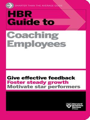 HBR GUIDE TO COACHING YOUR EMPLOYEES Ebook PDF