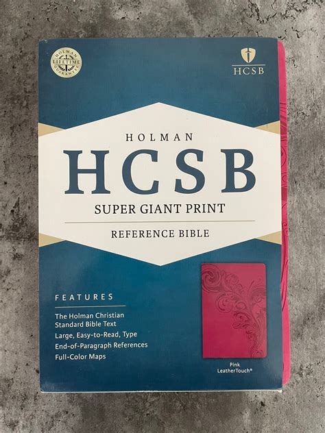 HCSB Super Giant Print Reference Bible Doc