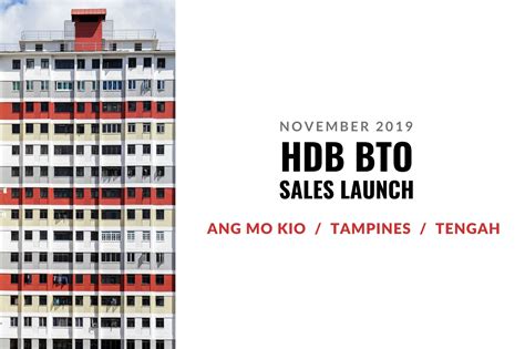 HDB Sales of Balance Flats: 2,342 Flats Sold in November 2019