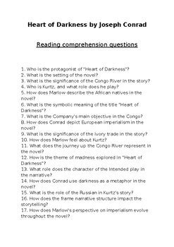 HEART OF DARKNESS TEST 50 QUESTIONS Ebook Doc