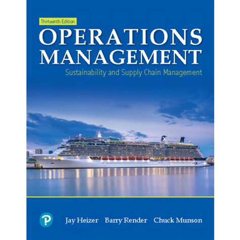 HEIZER J RENDER B OPERATIONS MANAGEMENT Ebook PDF