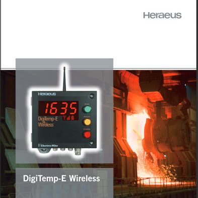 HERAEUS DIGITEMP E MANUAL Ebook Kindle Editon