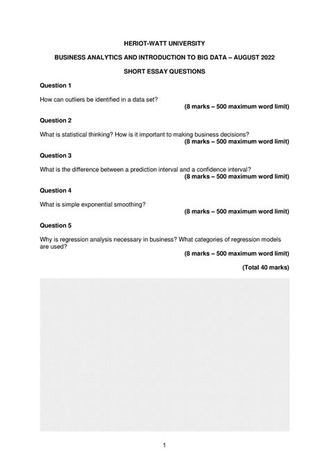 HERIOT WATT UNIVERSITY PAST EXAM PAPERS Ebook Epub