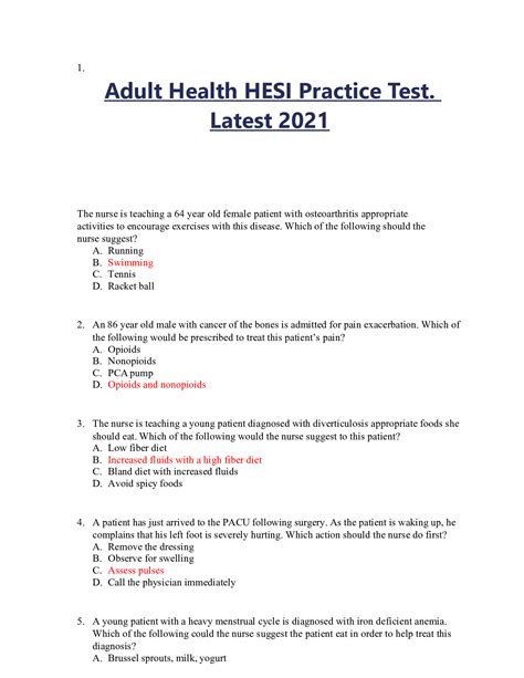 HESI Practice Tests 2016 Assessment Epub