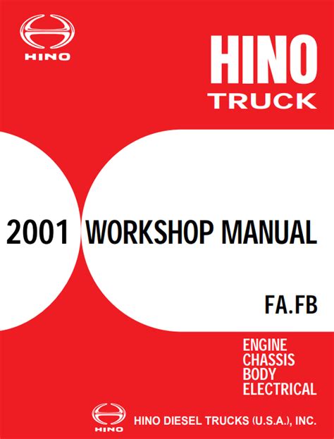 HINO TRUCK WORKSHOP REPAIR MANUAL PDF Ebook Ebook Kindle Editon