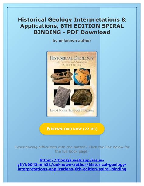 HISTORICAL GEOLOGY INTERPRETATIONS AND APPLICATIONS ANSWERS Ebook Kindle Editon