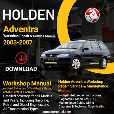 HOLDEN ADVENTRA SERVICE MANUAL Ebook Kindle Editon