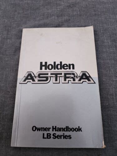 HOLDEN ASTRA OWNERS MANUAL Ebook Kindle Editon