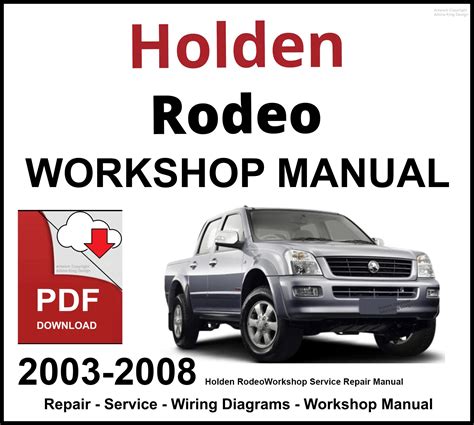 HOLDEN RODEO WORKSHOP MANUAL DOWNLOAD FREE Ebook Epub