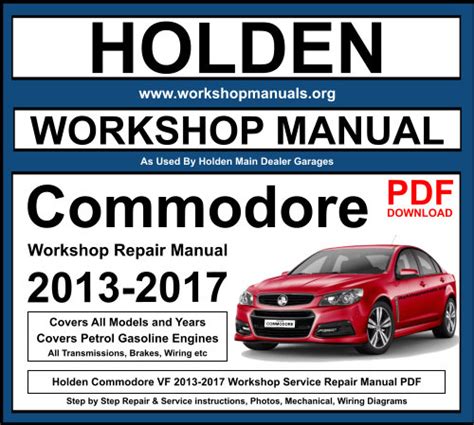 HOLDEN VS WORKSHOP MANUAL DOWNLOAD Ebook Kindle Editon