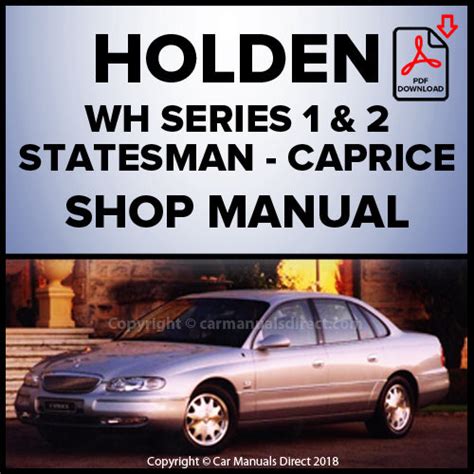 HOLDEN WH STATESMAN WORKSHOP MANUAL Ebook PDF