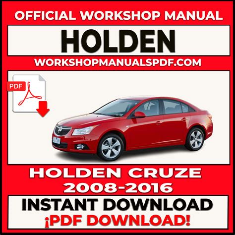 HOLDEN YG CRUZE WORKSHOP MANUAL Ebook PDF