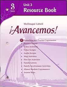 HOLT MCDOUGAL AVANCEMOS 3 WORKBOOK ANSWERS Ebook Kindle Editon