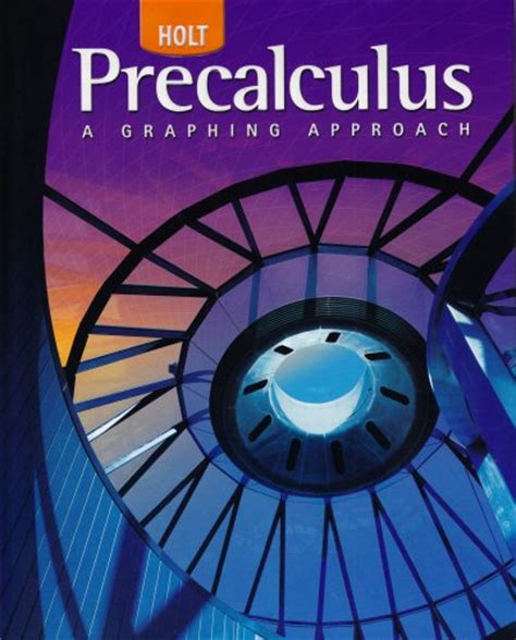 HOLT PRECALCULUS A GRAPHING APPROACH SOLUTIONS KEY Ebook Doc
