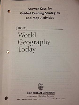 HOLT WORLD GEOGRAPHY TODAY ANSWER KEY FOR GUIDED READING Ebook Doc