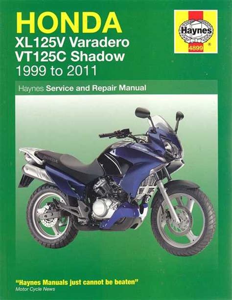 HONDA 125 VARADERO WORKSHOP MANUAL Ebook Kindle Editon