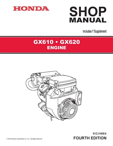 HONDA GX620 SHOP MANUAL Ebook Epub